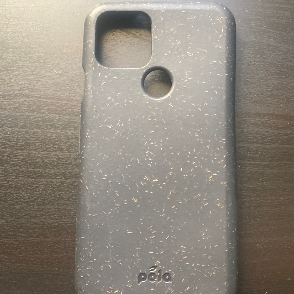 Black Pela case for Google Pixel 5